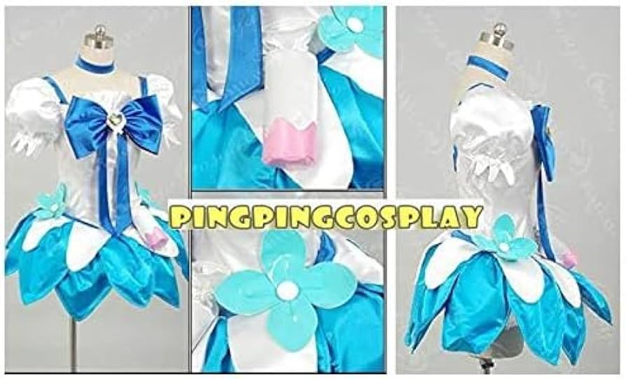 キュアマリンコスプレ　フルセット Amazon.co.jp: キュアマリンコスプレ衣装 スーパープリキュア